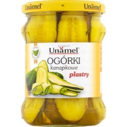 OGÓRKI KANAPKOWE 460 G UNAMEL