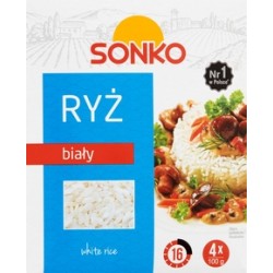 RYŻ BIAŁY 4x100 G SONKO