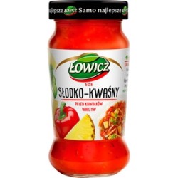 SOS ŁOWICZ 350 G SŁODKO-KWAŚNY
