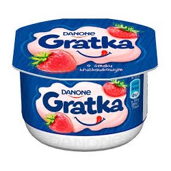 DANONE GRATKA 115 G TRUSKAWKA