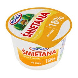 ŚMIETANA 18% 200 G DO ZUP...