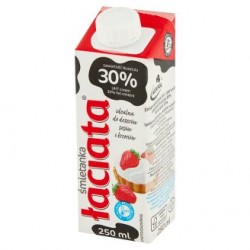 ŚMIETANA 30 % 250 ML ŁACIATA