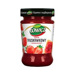 DŻEM ŁOWICZ 280 G TRUSKAWKOWY