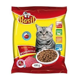 KARMA KOT 400 G BASIL WOŁOWINA